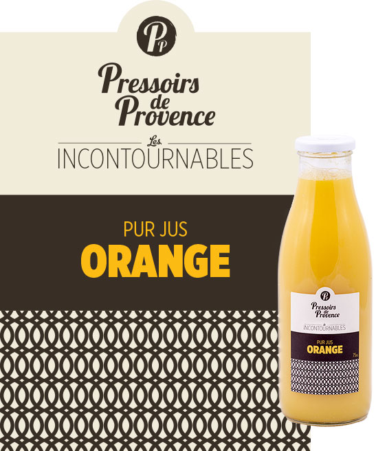 incontournables pur jus orange artisanale - pressoirs de provence