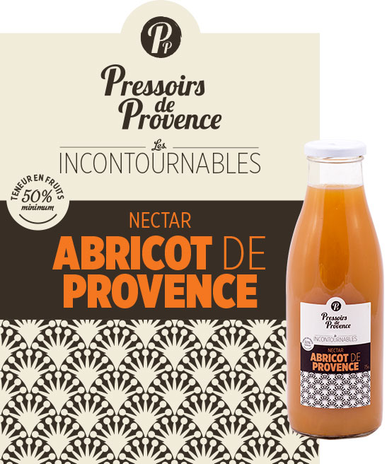 incontournables nectar abricot de provence artisanale - pressoirs de provence