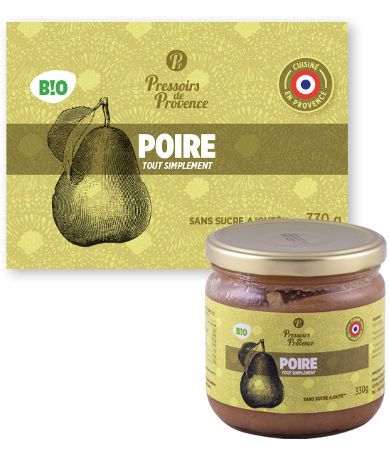 compote poire bio artisanale - pressoirs de provence compote poire bio artisanale - pressoirs de provence