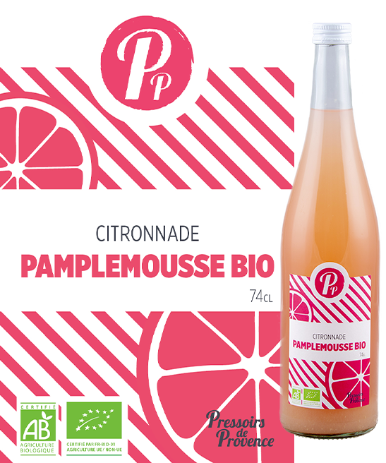 Citronnade pamplemousse bio artisanale