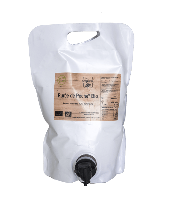 Pressoirs de Provence Peach puree bio bag