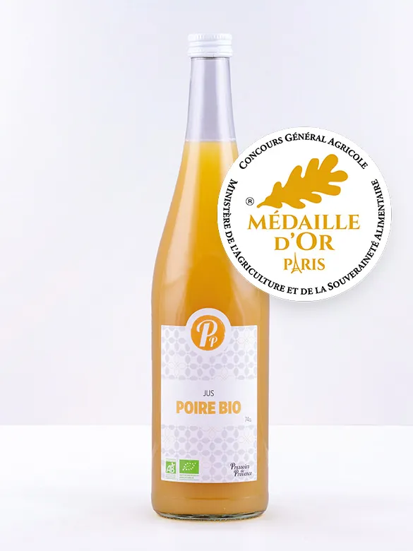 Or-poire-bio-médailles-pressoir