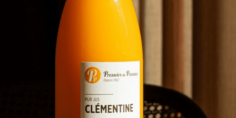 L’Or Liquide, notre Pur Jus de Clémentine pressoirs provence